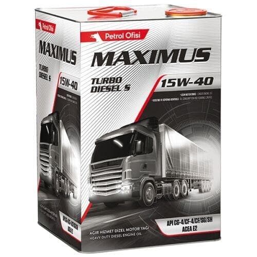 PETROL OFİSİ MAXİMUS TURBO DİESEL S 15W/40 18L